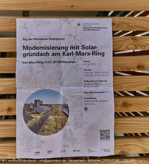 05.07.2025 - Dachbegehung mit der Münchner Wohnen am Karl-Marx-Ring 11-21 in Neuperlach