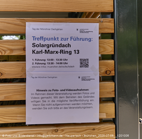 05.07.2025 - Dachbegehung mit der Münchner Wohnen am Karl-Marx-Ring 11-21 in Neuperlach