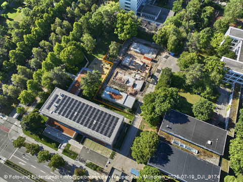 19.07.2022 - Abriss des alten Kindergartens an der Heinrich-Wieland-Straße in Neuperlach