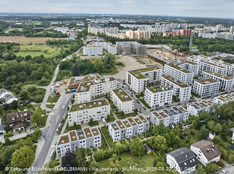 Luftbilder der Baustelle Alexisquartier in Neuperlach Luftbilder der Baustelle Alexisquartier in Neuperlach