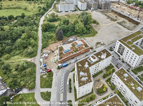 Luftbilder der Baustelle Alexisquartier in Neuperlach Luftbilder der Baustelle Alexisquartier in Neuperlach