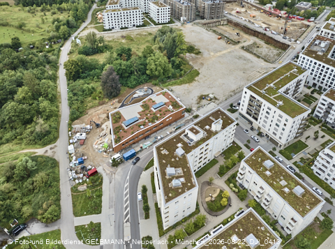 Luftbilder der Baustelle Alexisquartier in Neuperlach Luftbilder der Baustelle Alexisquartier in Neuperlach