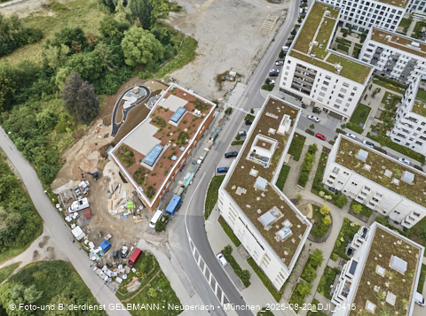 Luftbilder der Baustelle Alexisquartier in Neuperlach Luftbilder der Baustelle Alexisquartier in Neuperlach