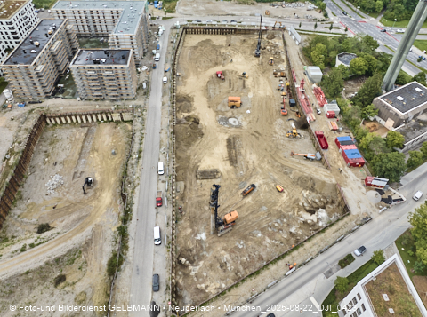 Luftbilder der Baustelle Alexisquartier in Neuperlach Luftbilder der Baustelle Alexisquartier in Neuperlach