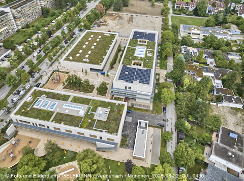 22.08.2025 - Baustelle zur Grundschule am Karl-Marx-Ring in Neuperlach