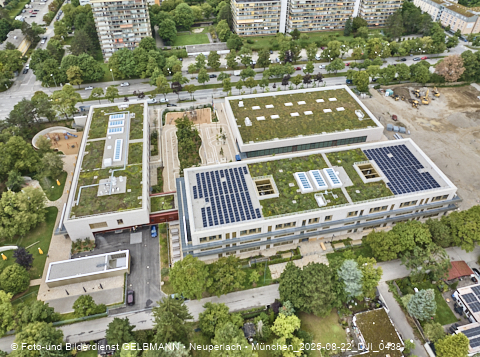 22.08.2025 - Baustelle zur Grundschule am Karl-Marx-Ring in Neuperlach