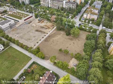 22.08.2025 - Baustelle zur Grundschule am Karl-Marx-Ring in Neuperlach