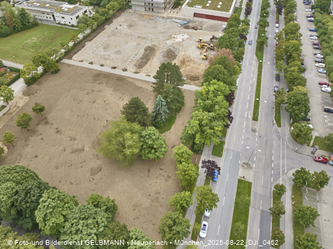 22.08.2025 - Baustelle zur Grundschule am Karl-Marx-Ring in Neuperlach