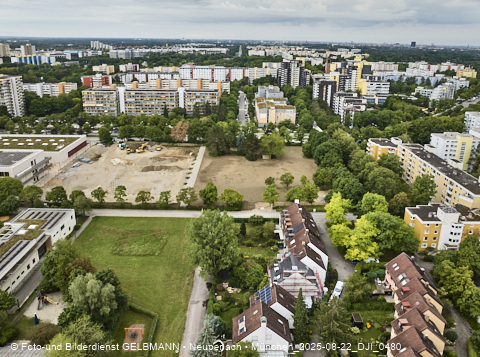 22.08.2025 - Baustelle zur Grundschule am Karl-Marx-Ring in Neuperlach