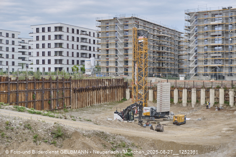 27.08.2025 - DEMOS-Baustelle und BayernHeim-Baustelle Alexiqauartier in Neuperlach 27.08.2025 - DEMOS-Baustelle und BayernHeim-Baustelle Alexiqauartier in Neuperlach