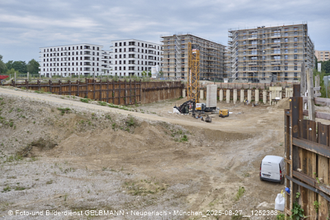27.08.2025 - DEMOS-Baustelle und BayernHeim-Baustelle Alexiqauartier in Neuperlach 27.08.2025 - DEMOS-Baustelle und BayernHeim-Baustelle Alexiqauartier in Neuperlach