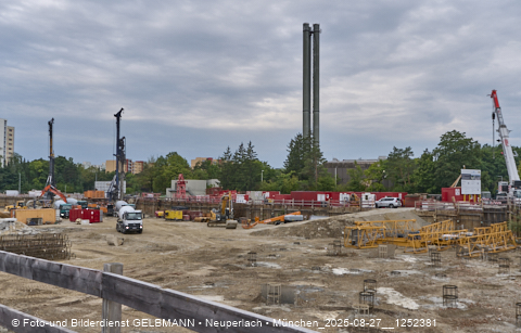 27.08.2025 - DEMOS-Baustelle und BayernHeim-Baustelle Alexiqauartier in Neuperlach 27.08.2025 - DEMOS-Baustelle und BayernHeim-Baustelle Alexiqauartier in Neuperlach