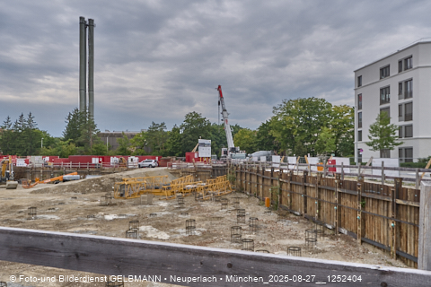 27.08.2025 - DEMOS-Baustelle und BayernHeim-Baustelle Alexiqauartier in Neuperlach 27.08.2025 - DEMOS-Baustelle und BayernHeim-Baustelle Alexiqauartier in Neuperlach