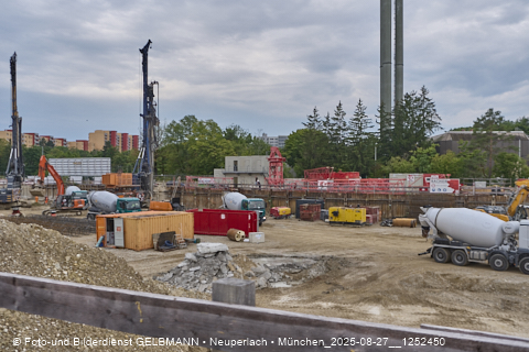 27.08.2025 - DEMOS-Baustelle und BayernHeim-Baustelle Alexiqauartier in Neuperlach 27.08.2025 - DEMOS-Baustelle und BayernHeim-Baustelle Alexiqauartier in Neuperlach
