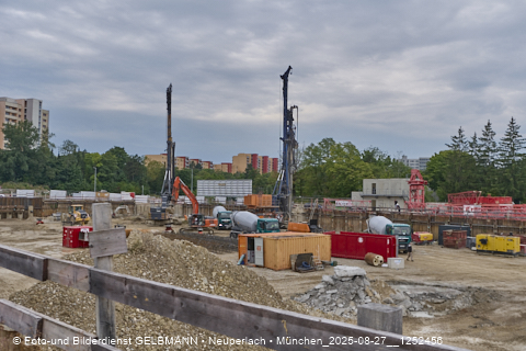27.08.2025 - DEMOS-Baustelle und BayernHeim-Baustelle Alexiqauartier in Neuperlach 27.08.2025 - DEMOS-Baustelle und BayernHeim-Baustelle Alexiqauartier in Neuperlach