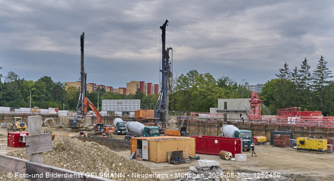 27.08.2025 - DEMOS-Baustelle und BayernHeim-Baustelle Alexiqauartier in Neuperlach 27.08.2025 - DEMOS-Baustelle und BayernHeim-Baustelle Alexiqauartier in Neuperlach