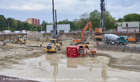 27.08.2025 - DEMOS-Baustelle und BayernHeim-Baustelle Alexiqauartier in Neuperlach 27.08.2025 - DEMOS-Baustelle und BayernHeim-Baustelle Alexiqauartier in Neuperlach