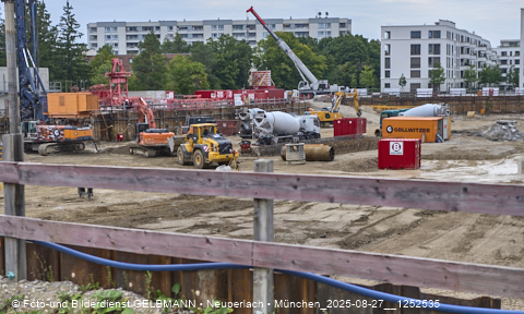 27.08.2025 - DEMOS-Baustelle und BayernHeim-Baustelle Alexiqauartier in Neuperlach 27.08.2025 - DEMOS-Baustelle und BayernHeim-Baustelle Alexiqauartier in Neuperlach