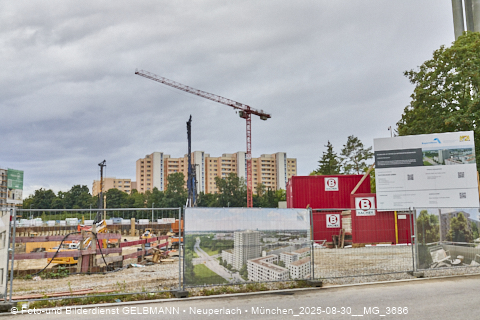 30.08.2025 - DEMOS-Baustelle und BayernHeim-Baustelle Alexiqauartier und BayernHeim in Neuperlach 30.08.2025 - DEMOS-Baustelle und BayernHeim-Baustelle Alexiqauartier und BayernHeim in Neuperlach