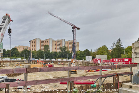 30.08.2025 - DEMOS-Baustelle und BayernHeim-Baustelle Alexiqauartier und BayernHeim in Neuperlach 30.08.2025 - DEMOS-Baustelle und BayernHeim-Baustelle Alexiqauartier und BayernHeim in Neuperlach