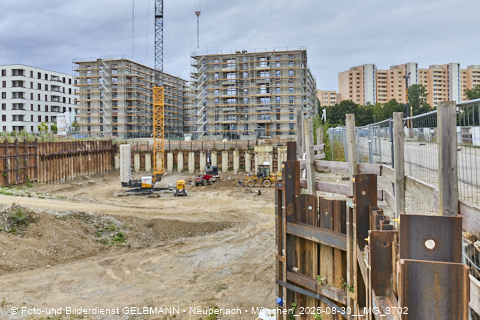 30.08.2025 - DEMOS-Baustelle und BayernHeim-Baustelle Alexiqauartier und BayernHeim in Neuperlach 30.08.2025 - DEMOS-Baustelle und BayernHeim-Baustelle Alexiqauartier und BayernHeim in Neuperlach