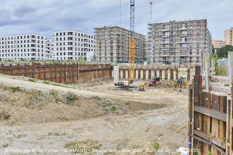 30.08.2025 - DEMOS-Baustelle und BayernHeim-Baustelle Alexiqauartier und BayernHeim in Neuperlach 30.08.2025 - DEMOS-Baustelle und BayernHeim-Baustelle Alexiqauartier und BayernHeim in Neuperlach