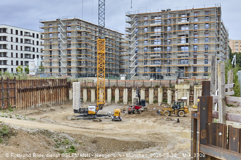 30.08.2025 - DEMOS-Baustelle und BayernHeim-Baustelle Alexiqauartier und BayernHeim in Neuperlach 30.08.2025 - DEMOS-Baustelle und BayernHeim-Baustelle Alexiqauartier und BayernHeim in Neuperlach