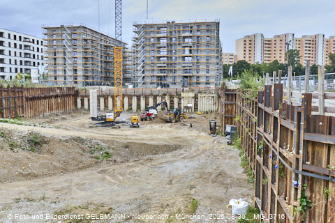 30.08.2025 - DEMOS-Baustelle und BayernHeim-Baustelle Alexiqauartier und BayernHeim in Neuperlach 30.08.2025 - DEMOS-Baustelle und BayernHeim-Baustelle Alexiqauartier und BayernHeim in Neuperlach