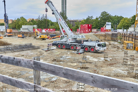 30.08.2025 - DEMOS-Baustelle und BayernHeim-Baustelle Alexiqauartier und BayernHeim in Neuperlach 30.08.2025 - DEMOS-Baustelle und BayernHeim-Baustelle Alexiqauartier und BayernHeim in Neuperlach
