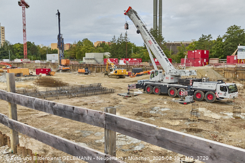 30.08.2025 - DEMOS-Baustelle und BayernHeim-Baustelle Alexiqauartier und BayernHeim in Neuperlach 30.08.2025 - DEMOS-Baustelle und BayernHeim-Baustelle Alexiqauartier und BayernHeim in Neuperlach