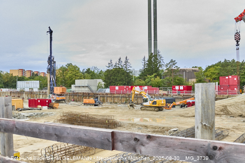 30.08.2025 - DEMOS-Baustelle und BayernHeim-Baustelle Alexiqauartier und BayernHeim in Neuperlach 30.08.2025 - DEMOS-Baustelle und BayernHeim-Baustelle Alexiqauartier und BayernHeim in Neuperlach