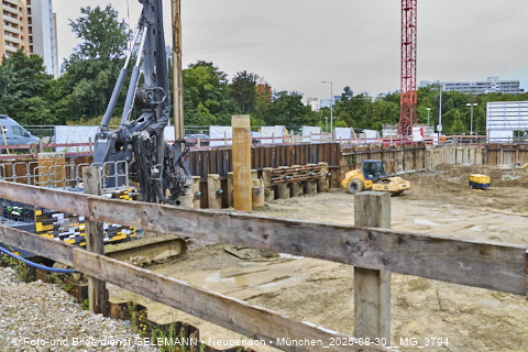 30.08.2025 - DEMOS-Baustelle und BayernHeim-Baustelle Alexiqauartier und BayernHeim in Neuperlach 30.08.2025 - DEMOS-Baustelle und BayernHeim-Baustelle Alexiqauartier und BayernHeim in Neuperlach