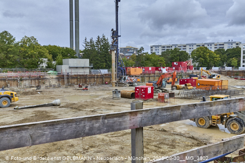 30.08.2025 - DEMOS-Baustelle und BayernHeim-Baustelle Alexiqauartier und BayernHeim in Neuperlach 30.08.2025 - DEMOS-Baustelle und BayernHeim-Baustelle Alexiqauartier und BayernHeim in Neuperlach