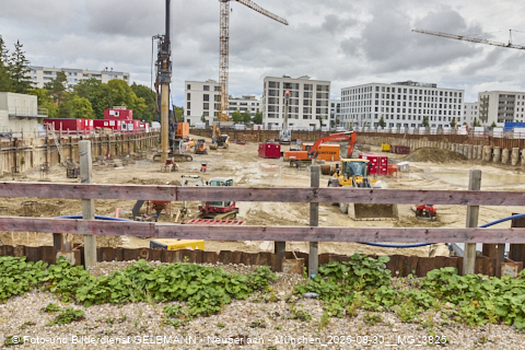 30.08.2025 - DEMOS-Baustelle und BayernHeim-Baustelle Alexiqauartier und BayernHeim in Neuperlach 30.08.2025 - DEMOS-Baustelle und BayernHeim-Baustelle Alexiqauartier und BayernHeim in Neuperlach