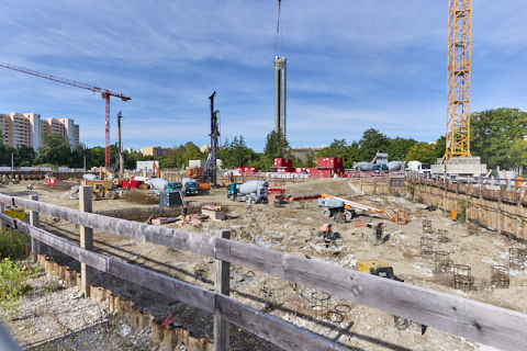 03.09.2025 - DEMOS-Baustelle und BayernHeim-Baustelle Alexiqauartier und BayernHeim in Neuperlach 03.09.2025 - DEMOS-Baustelle und BayernHeim-Baustelle Alexiqauartier und BayernHeim in Neuperlach