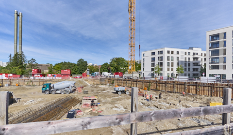 03.09.2025 - DEMOS-Baustelle und BayernHeim-Baustelle Alexiqauartier und BayernHeim in Neuperlach 03.09.2025 - DEMOS-Baustelle und BayernHeim-Baustelle Alexiqauartier und BayernHeim in Neuperlach