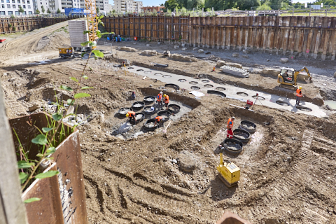 03.09.2025 - DEMOS-Baustelle und BayernHeim-Baustelle Alexiqauartier und BayernHeim in Neuperlach 03.09.2025 - DEMOS-Baustelle und BayernHeim-Baustelle Alexiqauartier und BayernHeim in Neuperlach