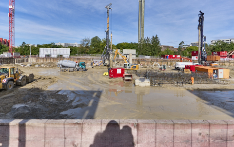 03.09.2025 - DEMOS-Baustelle und BayernHeim-Baustelle Alexiqauartier und BayernHeim in Neuperlach 03.09.2025 - DEMOS-Baustelle und BayernHeim-Baustelle Alexiqauartier und BayernHeim in Neuperlach