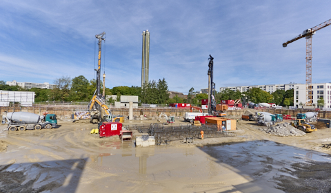 03.09.2025 - DEMOS-Baustelle und BayernHeim-Baustelle Alexiqauartier und BayernHeim in Neuperlach 03.09.2025 - DEMOS-Baustelle und BayernHeim-Baustelle Alexiqauartier und BayernHeim in Neuperlach