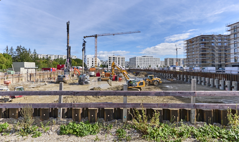 03.09.2025 - DEMOS-Baustelle und BayernHeim-Baustelle Alexiqauartier und BayernHeim in Neuperlach 03.09.2025 - DEMOS-Baustelle und BayernHeim-Baustelle Alexiqauartier und BayernHeim in Neuperlach