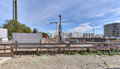 03.09.2025 - DEMOS-Baustelle und BayernHeim-Baustelle Alexiqauartier und BayernHeim in Neuperlach 03.09.2025 - DEMOS-Baustelle und BayernHeim-Baustelle Alexiqauartier und BayernHeim in Neuperlach