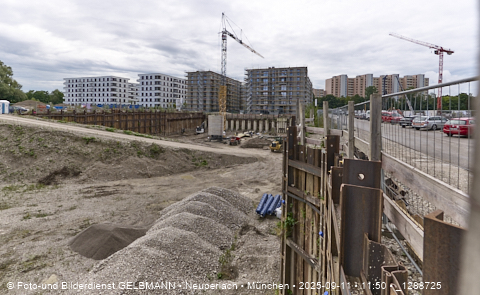 Baustelle Alexisquartier und BayernHeim in Neuperlach Baustelle Alexisquartier und BayernHeim in Neuperlach