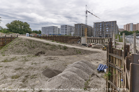 Baustelle Alexisquartier und BayernHeim in Neuperlach Baustelle Alexisquartier und BayernHeim in Neuperlach