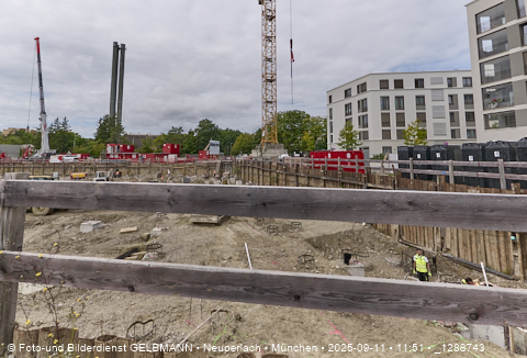 Baustelle Alexisquartier und BayernHeim in Neuperlach Baustelle Alexisquartier und BayernHeim in Neuperlach
