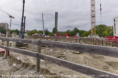Baustelle Alexisquartier und BayernHeim in Neuperlach Baustelle Alexisquartier und BayernHeim in Neuperlach