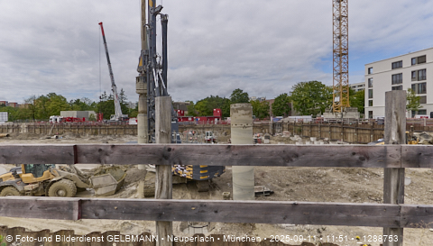 Baustelle Alexisquartier und BayernHeim in Neuperlach Baustelle Alexisquartier und BayernHeim in Neuperlach