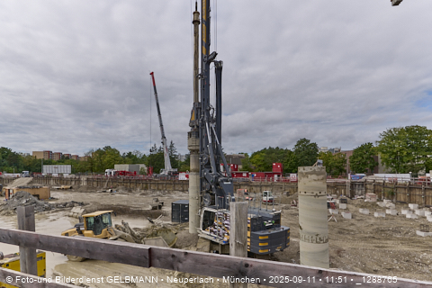 Baustelle Alexisquartier und BayernHeim in Neuperlach Baustelle Alexisquartier und BayernHeim in Neuperlach