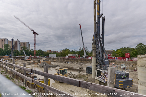 Baustelle Alexisquartier und BayernHeim in Neuperlach Baustelle Alexisquartier und BayernHeim in Neuperlach