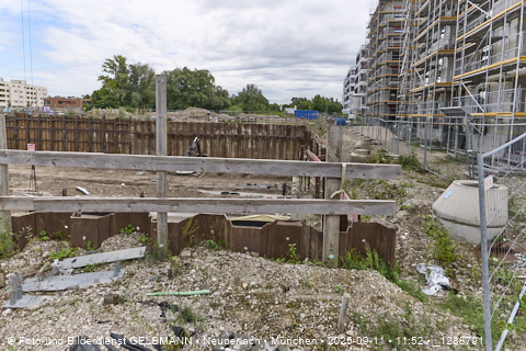 Baustelle Alexisquartier und BayernHeim in Neuperlach Baustelle Alexisquartier und BayernHeim in Neuperlach