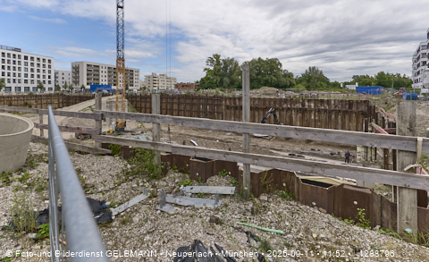 Baustelle Alexisquartier und BayernHeim in Neuperlach Baustelle Alexisquartier und BayernHeim in Neuperlach
